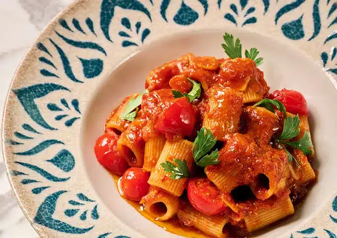 Mezze Maniche Allarrabbiata